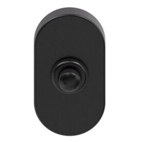 Beldrukker Noir RVS BIOV enkel