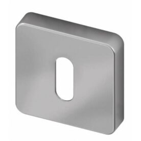 Sleutelrozet Quadro Mat Chroom RVS set