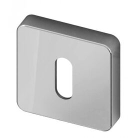 Sleutelrozet Quadro Chroom RVS set
