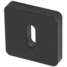 Sleutelrozet Quadro Noir RVS BIOV set