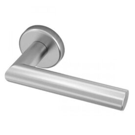 Deurklink Fasano RVS BIOV set