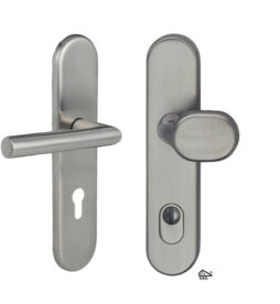 Veiligheidsbeslag Alba RVS SKG*** UTB 72mm set