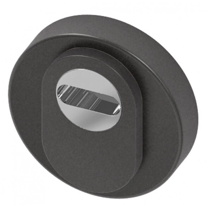 Cilinderrozet Black Black Pearl RVS SKG*** UTB BIOV set