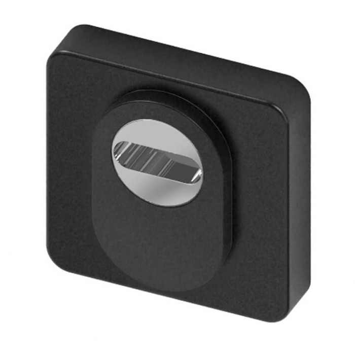 Cilinderrozet Quadro Noir RVS SKG*** UTB BIOV set