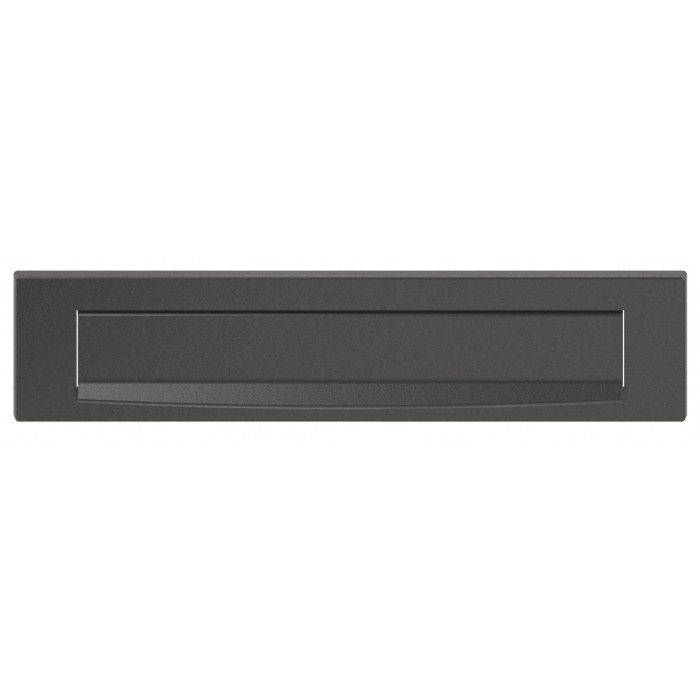 Briefplaat Black Black Pearl RVS BIOV enkel
