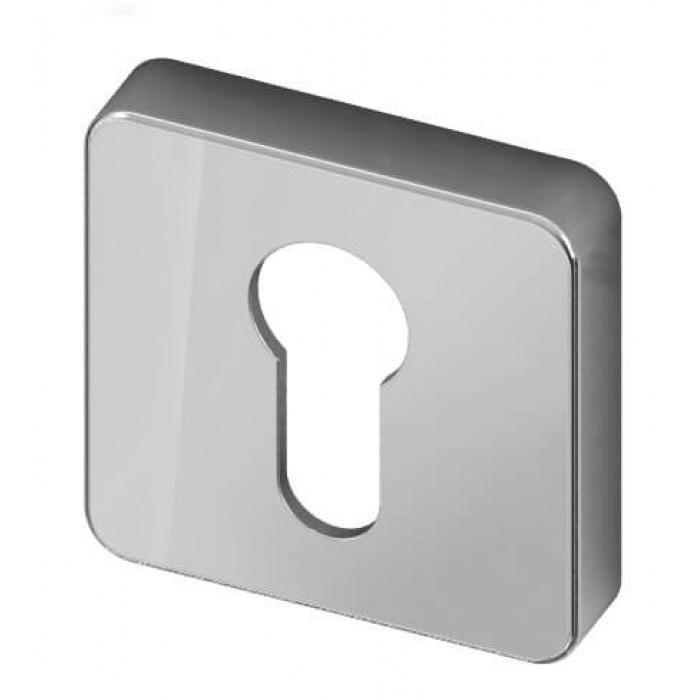 Cilinderrozet Quadro Crystal RVS SKG*** BIOV set