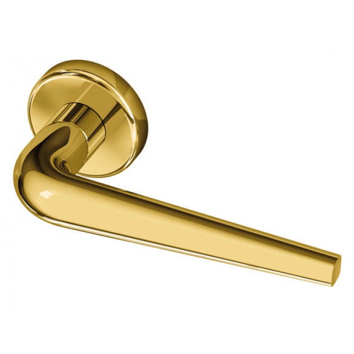 Deurklink Gioia Gold RVS BIOV set
