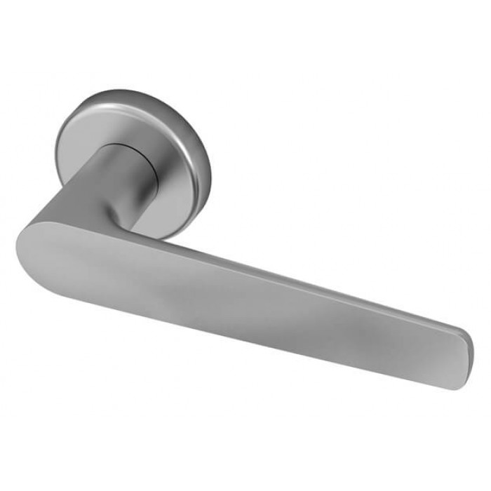 Deurklink Gaia Crystal RVS BIOV set