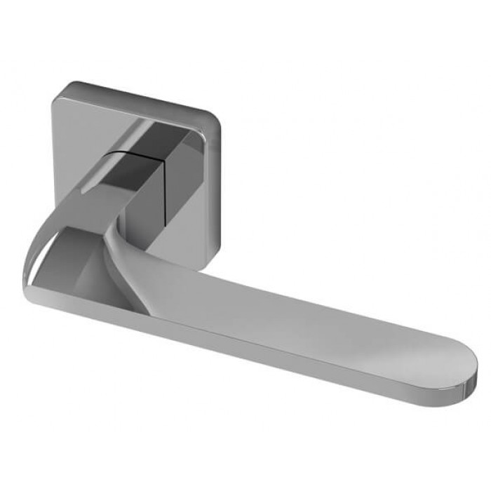 Deurklink Cloe Crystal RVS BIOV L/R