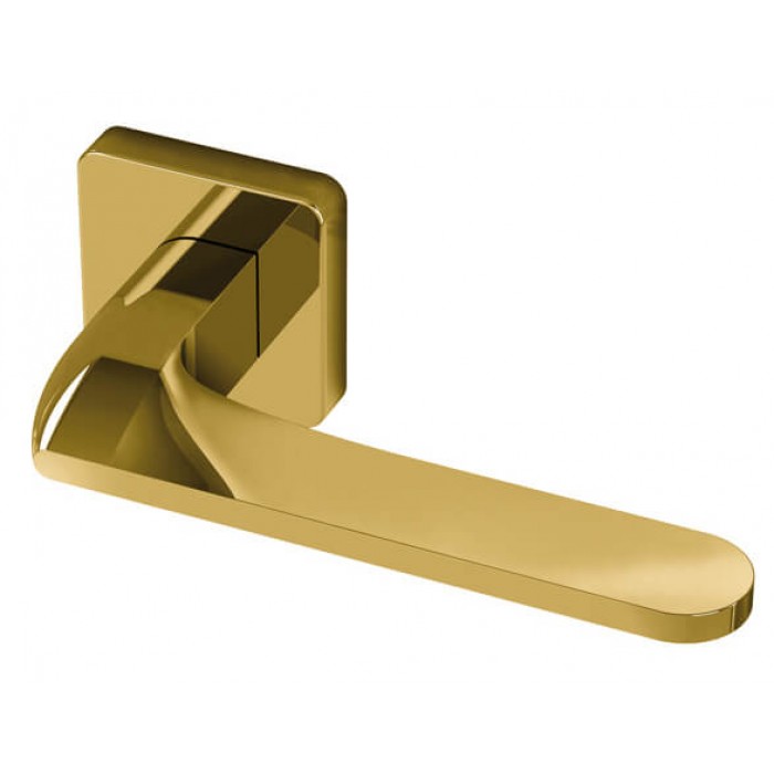 Deurklink Cloe Gold RVS BIOV set