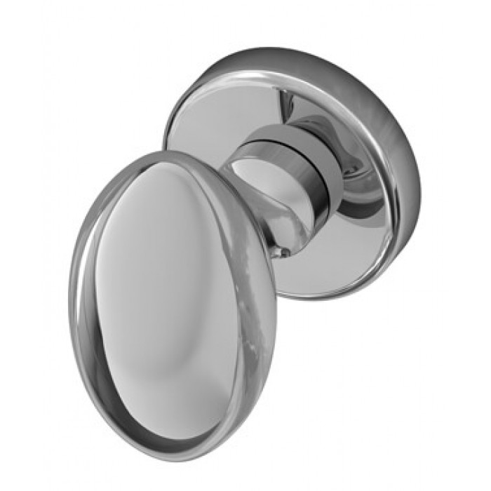 Deurklink Remo Crystal RVS BIOV L/R