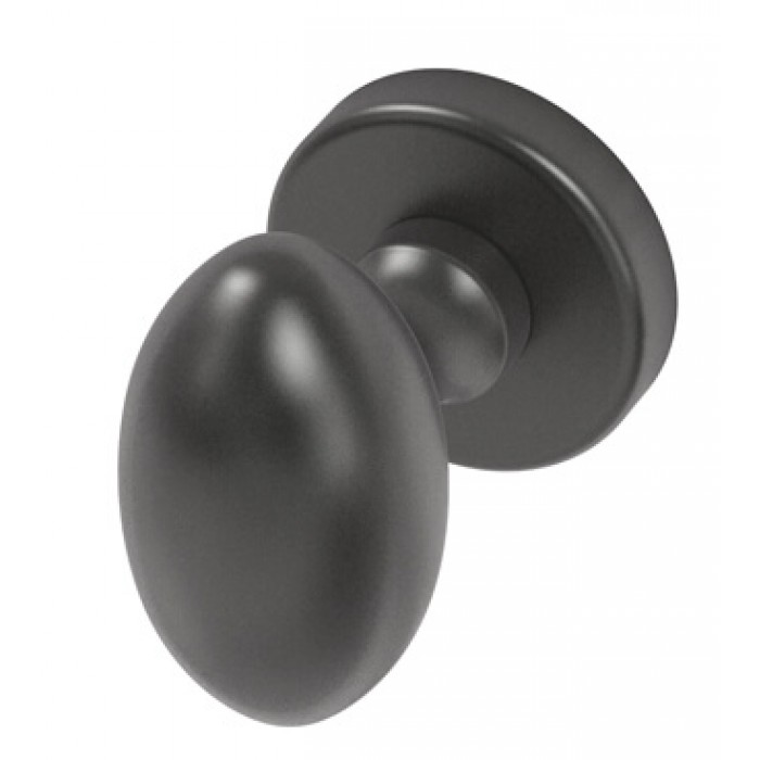 Deurklink Remo Black Pearl RVS BIOV set
