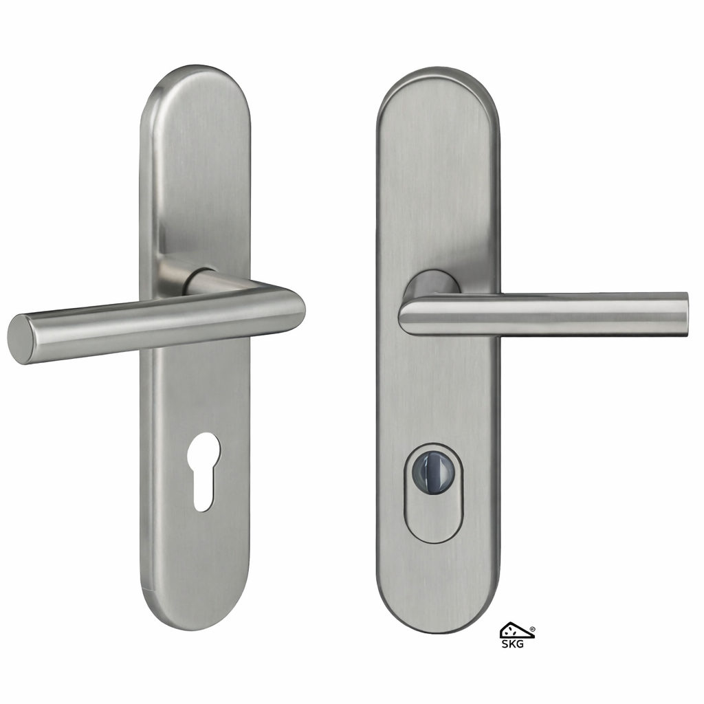 Veiligheidsbeslag Alba RVS SKG*** UTB 72mm set